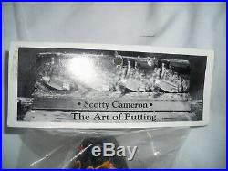 NIB TITLEIST SCOTTY CAMERON 2002 BLACK MINI CROWNS PUTTER HC withPIVOT TOOL