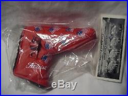 NIB TITLEIST SCOTTY CAMERON 2002 RED DANCING FLAGS PUTTER HC withPIVOT TOOL