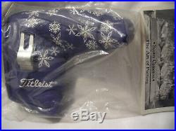 NIB TITLEIST SCOTTY CAMERON 2005 BLUE SNOWFLAKES PUTTER HC withPivot Tool