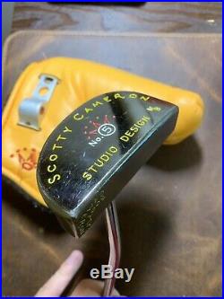 NICE Scotty Cameron Studio Design No 5 MB PUTTER 35 Headcover And Tool