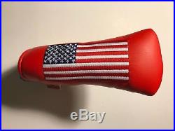 NOOB 2002 Scotty Cameron Large US Flag Red Blade HC with Pivot Tool USA