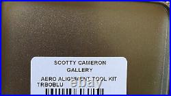 NWT SCOTTY CAMERON GALLERY Aero Alignment Tool Kit Turbo Blue Golf Balls Set
