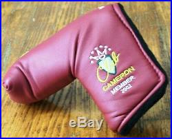 New 2002 Scotty Club Cameron Putter Headcover Cover with Tool 7 Point Crown