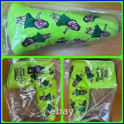 New 2004 Scotty Cameron Hula Girl Lime Green Putter Headcover with Pivot Tool Rare