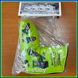 New 2004 Scotty Cameron Hula Girl Lime Green Putter Headcover with Pivot Tool Rare