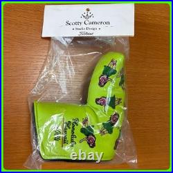 New 2004 Scotty Cameron Hula Girl Lime Green Putter Headcover with Pivot Tool Rare
