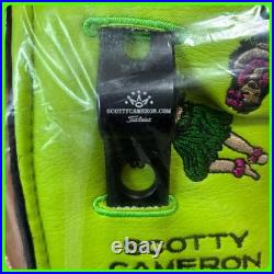 New 2004 Scotty Cameron Hula Girl Lime Green Putter Headcover with Pivot Tool Rare New 2004 Scotty Cameron Hula Girl Lime Green Putter Headcover with Pivot Tool Rare