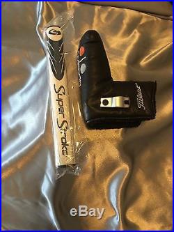 New Custom Black Scotty Cameron Studio Style With Headcover And Pivot Tool