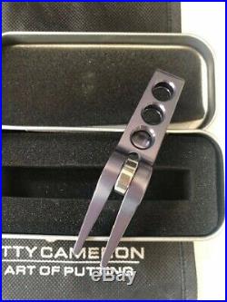New SCOTTY CAMERON GALLERY Black Friday SE High Roller Clip Pivot Tool Gunmetal