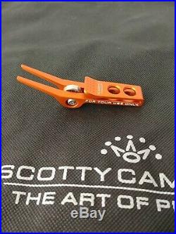 New SCOTTY CAMERON GALLERY FOR TOUR USE ONLY High Roller Clip Pivot Tool Orange