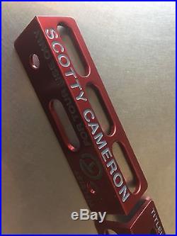 New Scotty Cameron 2016 Ryder Cup Red Putting Path Tool Circle T Tour Use Only