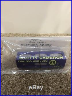 New Scotty Cameron 2018 Nashville Purple Putting Path Tool and Putter Headcover