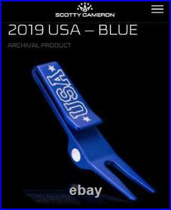 New Scotty Cameron 2019 US Open Pivot Tool USA BLUE