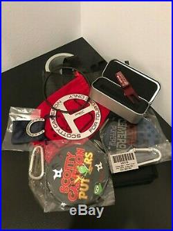 New Scotty Cameron CT Bag Tag, Putting Disc, Horseshoe Coin & Clip Pivot Tool