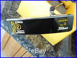 New Scotty Cameron Circa 62 #3 GIP Titleist putter newport with HC and tool 35