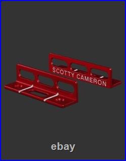 New Scotty Cameron Circle T Misted Bright Dip Red Putting Path Tool Gallery Drop