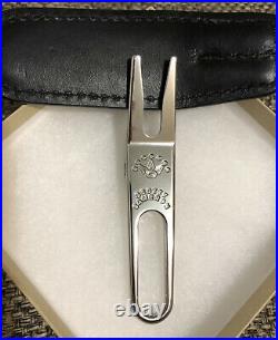 New Scotty Cameron Gallery Stainless Pivot Divot Tool Black Leather Holster SS