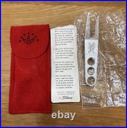 New Scotty Cameron Rare Original Silver Divot Tool With Red Case Titleist