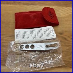 New Scotty Cameron Rare Original Silver Divot Tool With Red Case Titleist