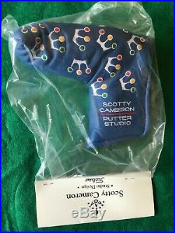 New Scotty Cameron Titleist 2002 Blue Mini Crown Cover, with divot tool. NIB
