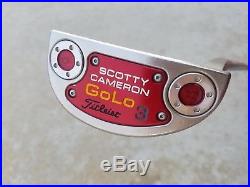Putter Titleist Scotty Cameron GoLo 3 with Cover and Weight Tool included