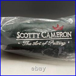 RARE Scotty Cameron DARK GREEN ART OF PUTTING 2002 Headcover WithPivot Tool