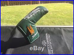 RARE Scotty Cameron Putter Cover The Art of Putting Green with Divot Tool
