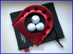 RARE Scotty Cameron Red Milled Putting Cup + 3 balls + Red Putting Path Tool