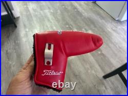 RARE Scotty Cameron Studio Stainless Red Putter Cover With Divot Tool NEW