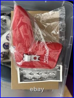 RARE Scotty Cameron Studio Stainless Red Putter Cover With Divot Tool NEW! NIB