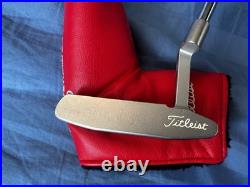 RH SCOTTY CAMERON Studio Stainless Newport 2 35in 330G Putter Head Cover + Tool