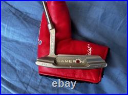 RH SCOTTY CAMERON Studio Stainless Newport 2 35in 330G Putter Head Cover + Tool