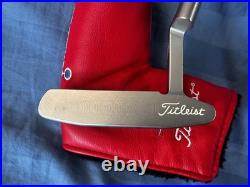 RH SCOTTY CAMERON Studio Stainless Newport 2 35in 330G Putter Head Cover + Tool