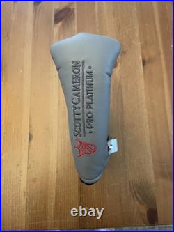 Rare 2000 Scotty Cameron Pro Platinum Headcover with divot tool