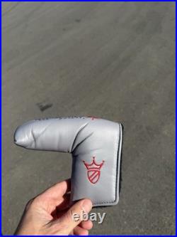 Rare 2000 Scotty Cameron Pro Platinum Headcover with divot tool mint condition