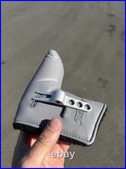 Rare 2000 Scotty Cameron Pro Platinum Headcover with divot tool mint condition