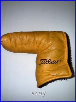 Rare 2001 Scotty Cameron Yellow Studio Design Putter Headcover with Pivot Tool