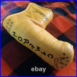 Rare 2001 Scotty Cameron Yellow Studio Design Putter Headcover with Pivot Tool