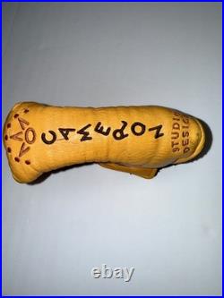 Rare 2001 Scotty Cameron Yellow Studio Design Putter Headcover with Pivot Tool Rare 2001 Scotty Cameron Yellow Studio Design Putter Headcover with Pivot Tool