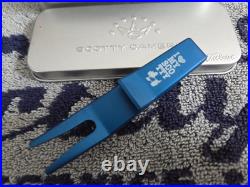 Rare 2005 Scotty Cameron I Love My Scotty Clip Pivot/Divot Tool IN TIN? Blue? NOS Rare 2005 Scotty Cameron I Love My Scotty Clip Pivot/Divot Tool IN TIN? Blue? NOS