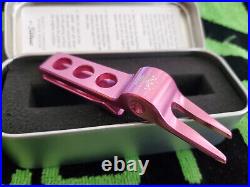 Rare 2008 Scotty Cameron My Girl Of Carlsbad Pink Clip Pivot/Divot Tool IN TIN