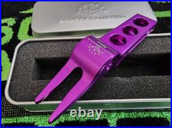 Rare 2010 Scotty Cameron My Girl Flower Clip Pivot/Divot Tool? Violet Rare 2010 Scotty Cameron My Girl Flower Clip Pivot/Divot Tool? Violet