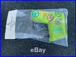 Rare Limited Edition Scotty Cameron 2003 Peace Sign Putter Headcover with Tool