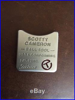 Rare Original 2008 Scotty Cameron Milled Circle T Tour Ball Marker Tool Titleist