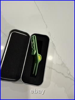 Rare Scotty Cameron 2016 7 Point Crown Clip Pivot/Divot Tool IN TIN NEW Green