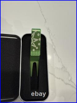 Rare Scotty Cameron 2016 7 Point Crown Clip Pivot/Divot Tool IN TIN NEW Green