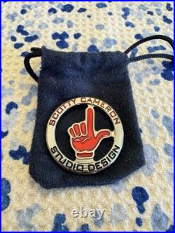 Rare Scotty Cameron 2021 The Big L Coin Round Ball Marker/Alignment Tool