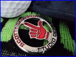 Rare Scotty Cameron 2021 The Big L Coin Round Ball Marker/Alignment Tool