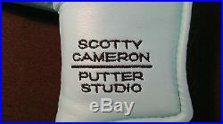 Rare Scotty Cameron & Co Black Tiffany Head Cover with Divot Tool Art of Putting