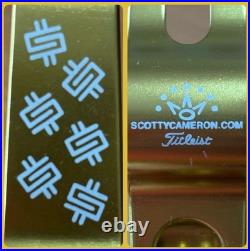 Rare Scotty Cameron Custom Shop Money Tee Pivot Tool Gold Aluminum withCase Rare Scotty Cameron Custom Shop Money Tee Pivot Tool Gold Aluminum withCase